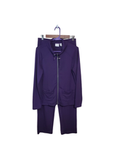 Chico&#39;s 0(4) Small  Zenergy Purple Two Pieces Tracksuit Jumpsuit  - £31.31 GBP