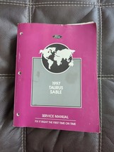 Ford 1997 Taurus Sable Car Service Manual Large Softcover 3 Hole Punch V... - $18.99