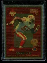 Vintage 1993 Collectors Edge F/X Window Football Card #9 Todd Kelly 49ers - £7.79 GBP