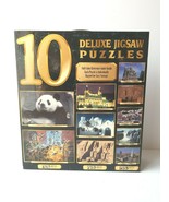 10 Deluxe Jigsaw Puzzles 6750 Pieces Wildlife Scenery Architecture Landm... - £46.65 GBP