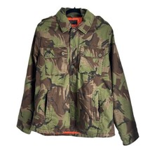 Camo Jacket Mens Large Military Hunting Green Orange Quilted Abercrombie... - £69.49 GBP