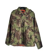 Camo Jacket Mens Large Military Hunting Green Orange Quilted Abercrombie... - £73.13 GBP