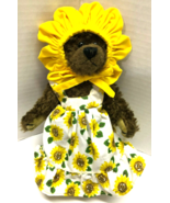 TY The Attic Treasures Collection &quot;Susannah&quot; Sunflower Bear VINTAGE Plush - $13.58 CAD