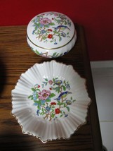 Aynsley England Pembroke Set Of Trinket And Vanity Dish Original [58] - £75.17 GBP