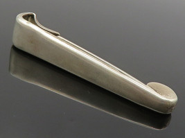 NAPIER 925 Sterling Silver - Vintage Smooth Shiny Minimalist Brooch Pin - BP4878 - £30.85 GBP