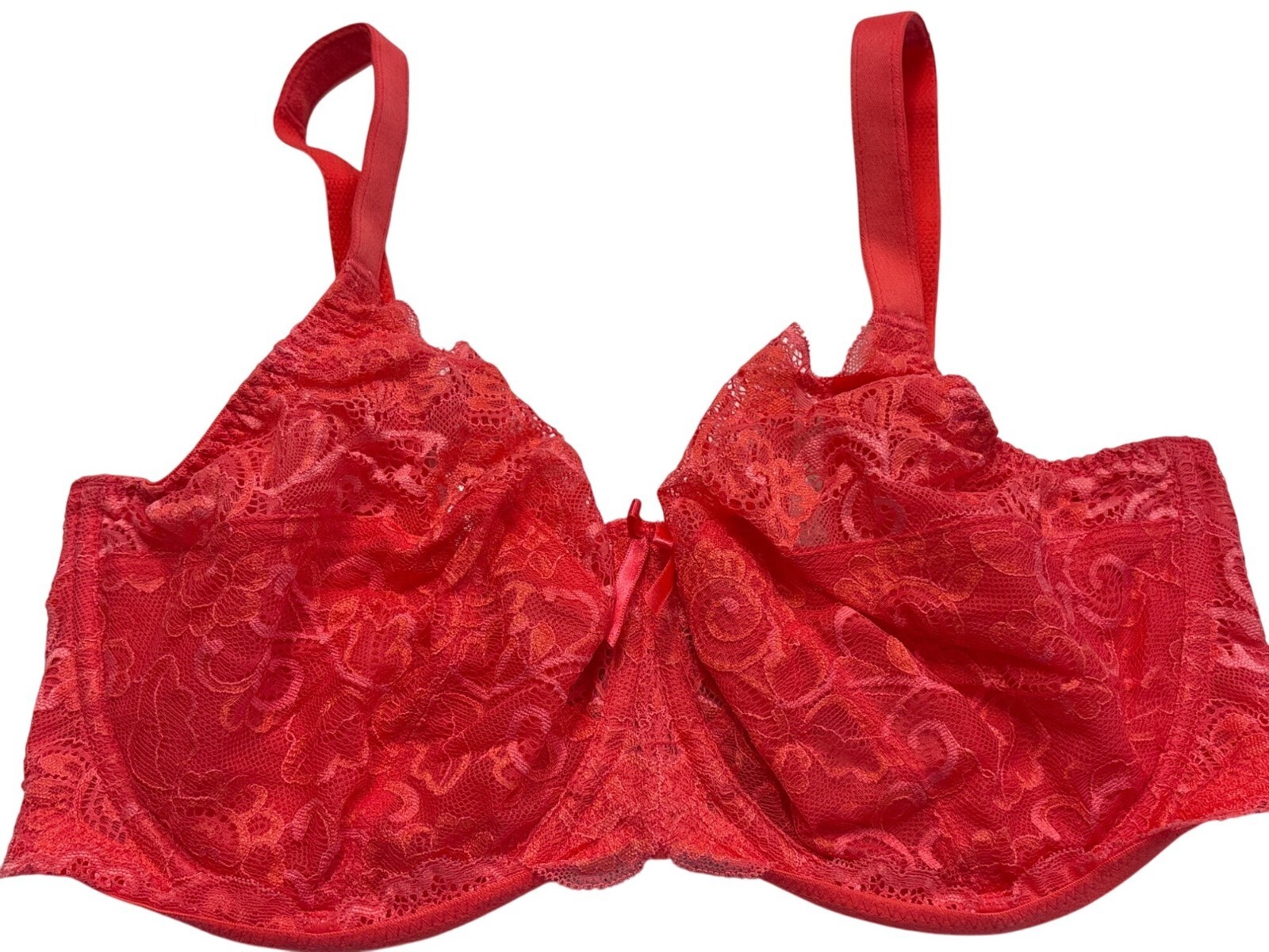 Panache Coral Lace Underwire Bra 38F Andorra Side Support Collection - $28.80