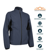Sun Mountain Golf Monsoon Rain Jacket - Navy Blue / Black. - £80.11 GBP