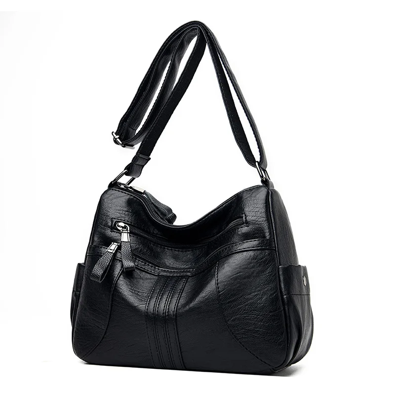 Classic Ladies Handbag Brand Women Shoulder Messenger Bags High Quality Leather  - £34.49 GBP