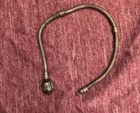 PANDORA Moments Pavé Barrel Clasp Snake Chain Bracelet #590723CZ ALE 7 &quot; - £34.37 GBP