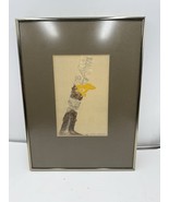 Vintage Gwen Frostic Framed Signed Block Print on Thin Wood Tree Mushroo... - $166.63 CAD