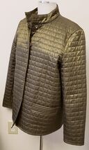 ORVIS Women's Quilted Jacket Size -L Metallic Olive Green - $49.48