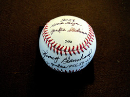 Johnny Blanchard # 38 08 Good Bye Yankee Stadium Stat Signed Auto Baseball Jsa - £119.42 GBP