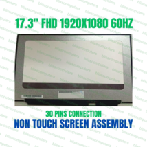 B173HAN04.3 Replacement Led Lcd Screen 17.3&quot; FHD 1920x1080 30 Pin - £69.58 GBP