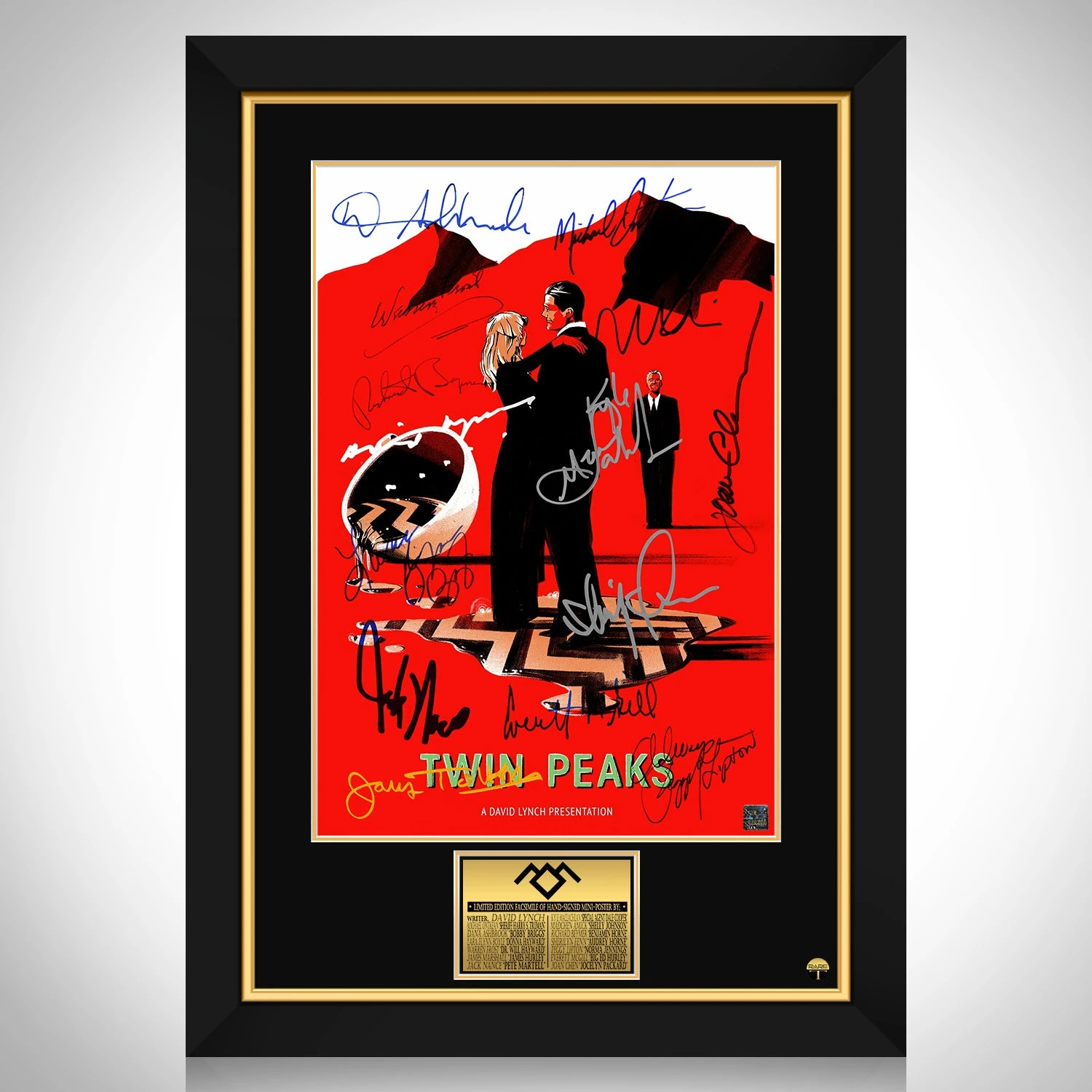 Twin Peaks Mini Poster Signature Edition Custom Frame - £243.64 GBP