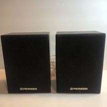 2 Pioneer Bookshelf Speakers CS-X380-K Tested Works 7.5x6x4 - $42.03