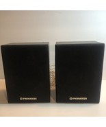 2 Pioneer Bookshelf Speakers CS-X380-K Tested Works 7.5x6x4 - $57.66 CAD