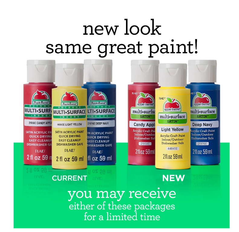 Apple Barrel Multi-Surface Acrylic Craft Paint, Satin Finish, 2 oz Vario... - $3.99