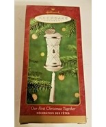 Hallmark Our First Christmas Together Record Events in Capsule Ornament ... - £7.23 GBP