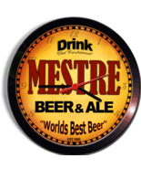 MESTRE BEER and ALE BREWERY CERVEZA WALL CLOCK - $29.99