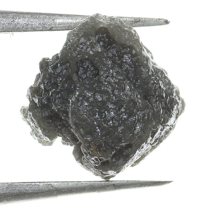 Earth Mined Grey Color 1.36 Ct Natural Loose Rough Preety Diamond For Ring - $13.74