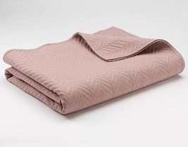 Chaps Home Brittany Bedding Coverlet Size: King New Mauve Quilted - $249.99