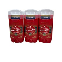 Old Spice Deodorant Red Label Notes of Citrus &amp; Blue Kelp - 3oz each, 3 pack - £34.35 GBP