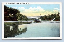 View on Water Branch Brook Park Newark New Jersey NJ UNP WB Postcard F19 - $2.92