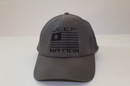Jeep Nation Flag Embroidered Baseball Cap - Medium Large Size - $14.31