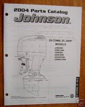NEW - Factory Parts Manual - 2004 Johnson 25Comm, 25,30 - £7.84 GBP
