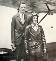 Colonel And Mrs Charles Lindbergh 1935 Historic World Flight Print DWT5A - $29.99