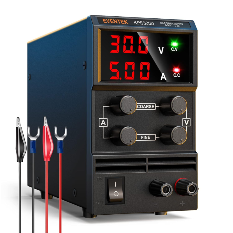 Adjustable Power Supply 30V 5A,Switching Regulated DC Power Supply with ... - $103.36