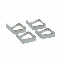 Kitchen Craft Stainless Steel Table Cloth Clips- card of four  - $190.39 MXN