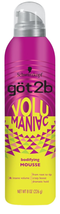 Got2B Volumaniac Hair Mousse, 8 Ounce - £21.18 GBP