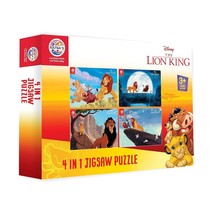4 in 1 Disney Jigsaw Puzzle 140 Pieces for Kids. 4 Jigsaw Puzzles 35 Pie... - $49.49