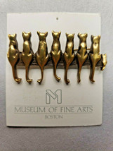 Vintage Museum of Fine Arts Boston &quot;Cats&quot;  Pin New on board Excellent Condition - £31.96 GBP
