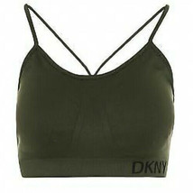 DKNY Womens Activewear Seamless Strappy Low Impact Sports Bra,Green Size XS - £25.30 GBP