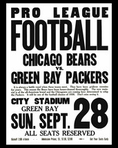 1930 GREEN BAY PACKERS VS CHICAGO BEARS 8X10 PHOTO FOOTBALL NFL PICTURE - £3.85 GBP