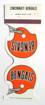 Cincinnati Bengals 1979 Football Schedule Sports Matchbook Cover Blank A... - £1.37 GBP