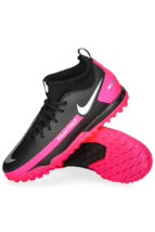 Nike Junior GT CW6695-006 Academy Dynamic Fit TF Sneakers Black Pink ( 5Y ) - £102.88 GBP