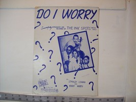 Do I Worry?    Vintage  sheet music  by Cowan and Worth 1939 - $7.99