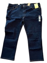 NEW Levis 511 Jeans Mens Navy Blue Denim Slim Fit Stretch Big and Tall 52x32 - £23.70 GBP