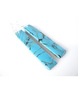 Faux Turquoise Stick Polymer Clay Earrings casual Fashion Jewelry For women - $340.71 MXN