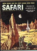Safari 4/1956-Rocket ship cover-space safari-Yama King of Hell-I rode death-VG - £29.62 GBP