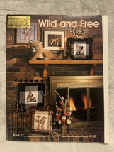 Stoney Creek 22 WILD AND FREE Counted Cross Stitch Booklet Giraffe Pandas Lion - £4.22 GBP