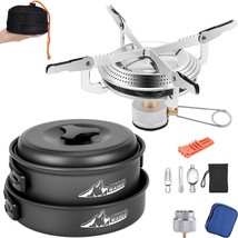 Wadeo Backpacking Stove Portable Camping Stove Burner With Lightweight P... - £33.57 GBP