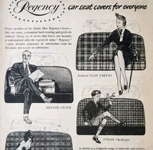 1954 Regency Seat Covers Earls Court Advertisement Motor Show Automobili... - $24.99
