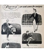 1954 Regency Seat Covers Earls Court Advertisement Motor Show Automobili... - €21,39 EUR