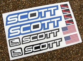 For 1Set Scott Mountain Bike Mtb Cycle Fe Decals Stickers Blue - $112.71