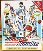 Dvd Anime Kuroko No Basuke Sea 1-3 VOL.1-75 End + 2 Movie Eng Subs - £23.73 GBP