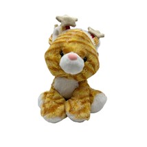 Aurora World 8 1/2&quot; Christmas Starry Tabby Orange Stripped Cat Kitten Plush - £20.11 GBP
